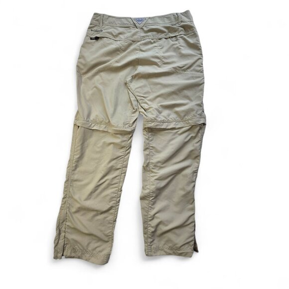 Columbia Womens PFG Omni-Shade Convertible Cargo Hiking Pants 12 Short - Picture 2 of 16